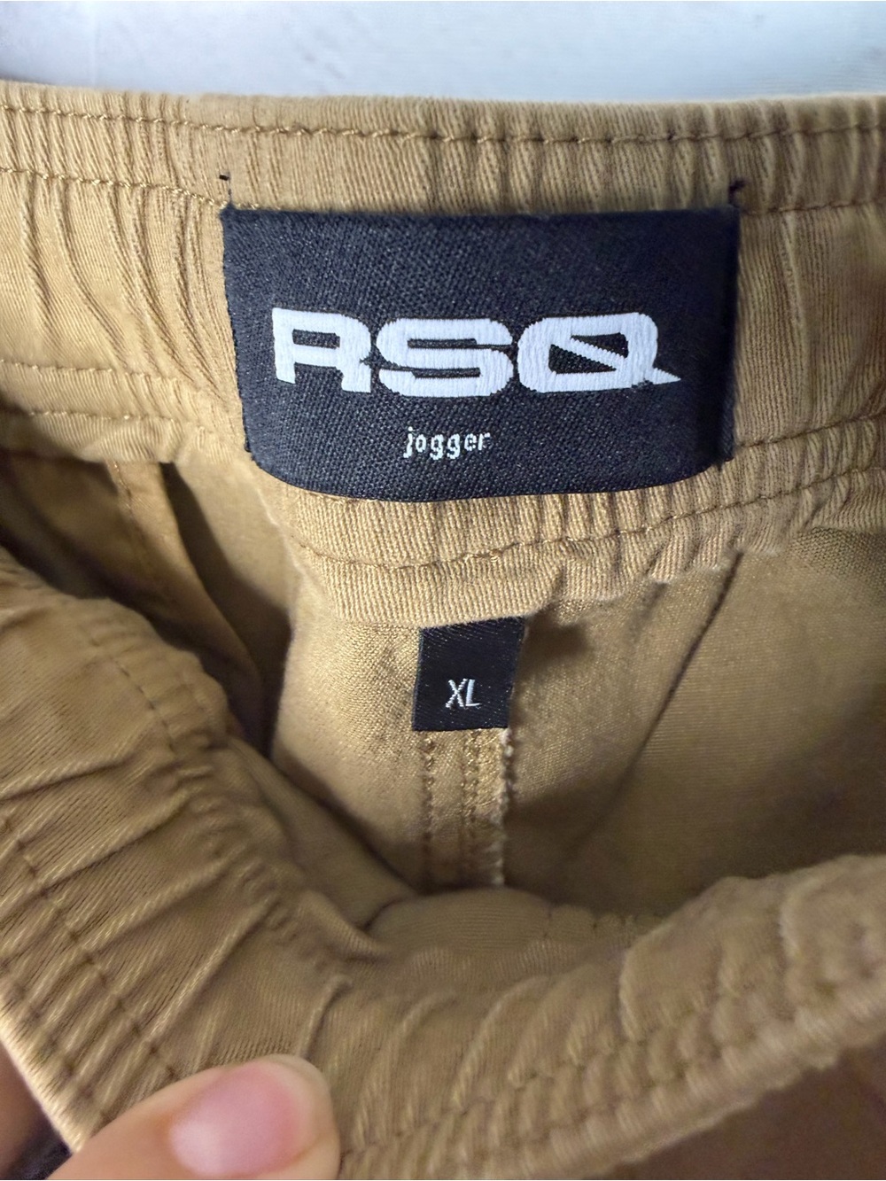 RSQ Men’s Cargo Jogger Pants Tan XL Streetwear Utility Style NWT - Picture 3 of 9